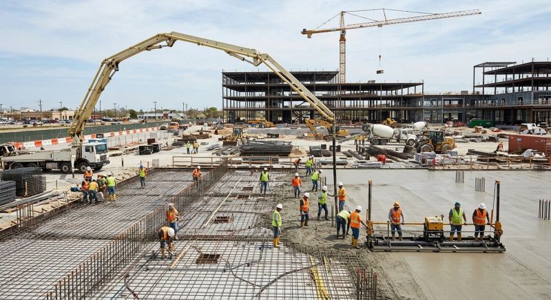 Commercial Slab Construction in Fort Wayne, IN