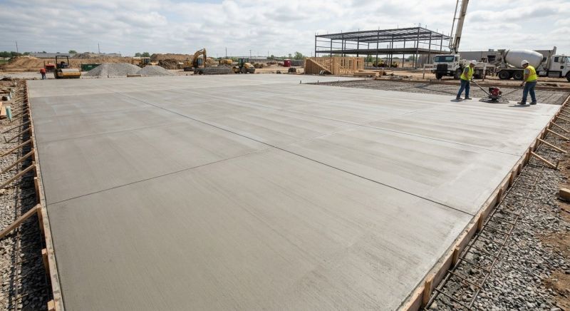 Commercial Slab Construction in Davis County, UT