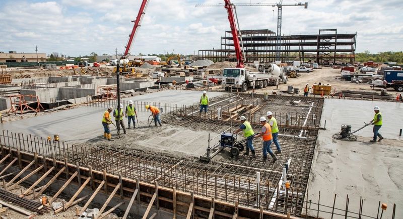 Commercial Slab Installation in Fort Collins, CO