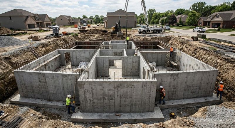 Foundation Wall Installation in Fort Wayne, IN