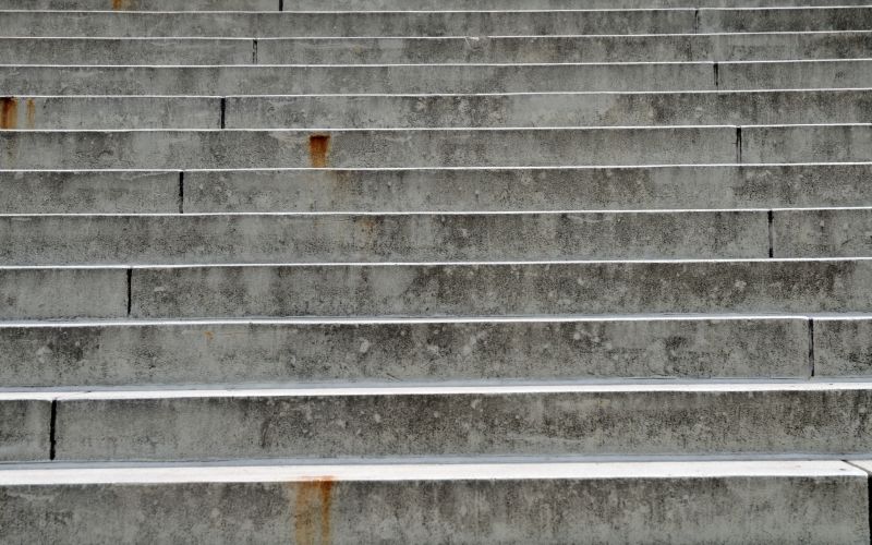 Poured Steps Installation